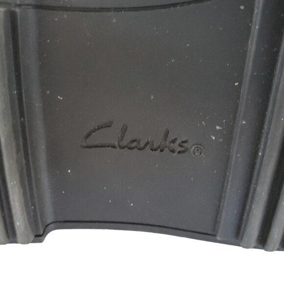 CLARK'S Wool & Leather Slip On Loafer Shoes Women's 6.5M Flat Low Heel Non Slip - Picture 14 of 14